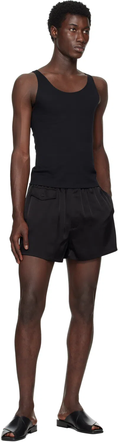 Peter Do Black Han Open Back Tank Top