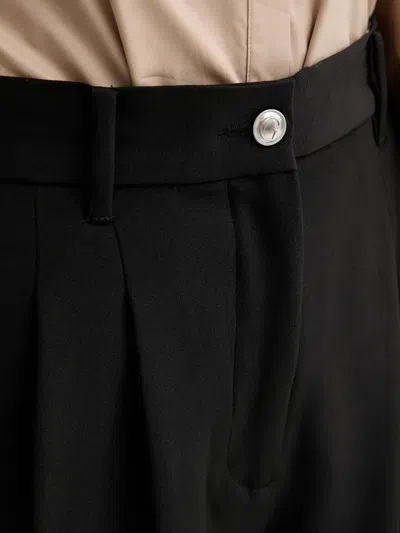 Guess Usa Pleat-detail Trousers In Black