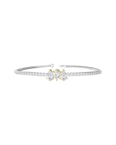 Lab Grown Diamonds 18k Vermeil 2.68 Ct. Tw. Lab-grown Diamond Bangle Bracelet