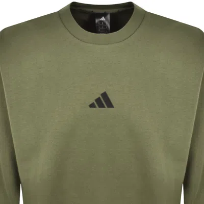 Adidas Sportswear Feel Cozy Sweatshirt Green In Green