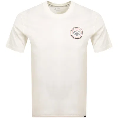 Adidas Sportswear Club Scenic T Shirt Off White In White
