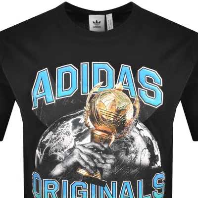 Adidas Originals Adidas Trefoil Series Regular T Shirt Black In Black