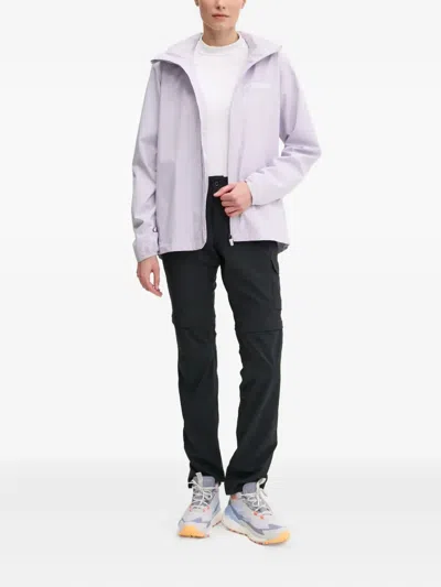 Adidas Originals Hooded Climaproof Jacket In Purple