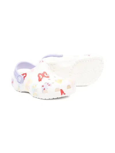 Crocs Classic Butterfly-print Sandals In Multi
