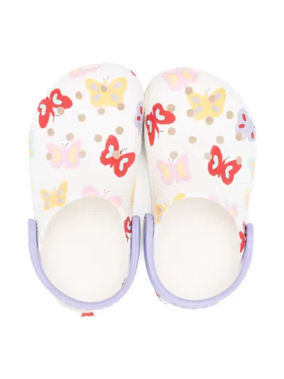 Crocs Classic Butterfly-print Sandals In Multi