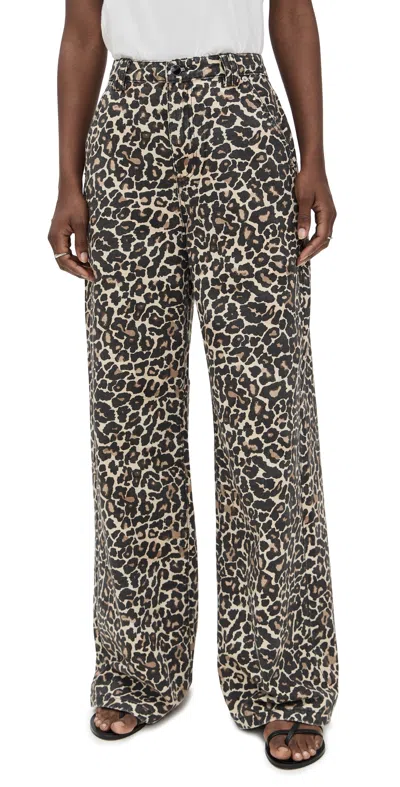 Vrg Grl Zia Denim Jeans Leopard
