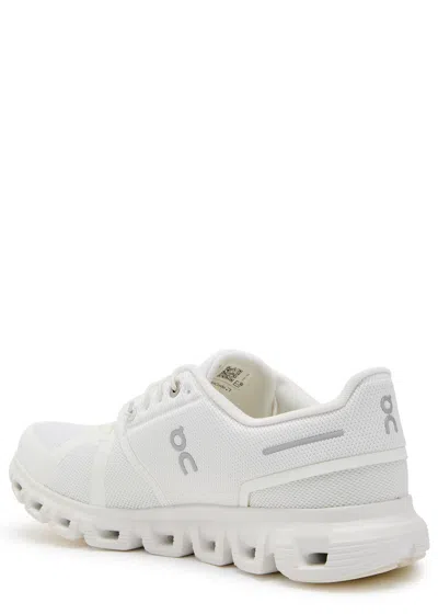 On Enhanced Performance Cloud 6 Sneakers In White