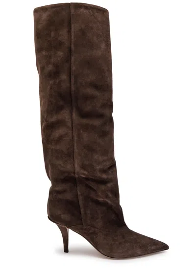 Paris Texas Ines 75 Suede Knee-high Boots
