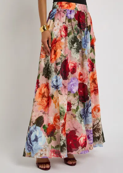 Alice And Olivia Alice + Olivia Nilda Maxi Skirt In Multi
