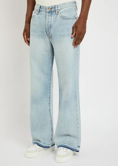 Gallery Dept. Melrose Wide-leg Jeans In Blue