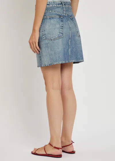 Rag & Bone Miramar Ponte Printed Stretch-jersey Mini Skirt