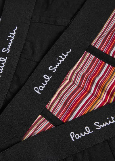 Paul Smith Stretch-cotton Trunks In Black