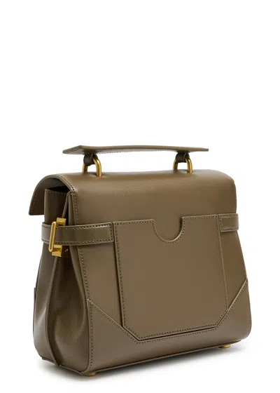 Balmain B-buzz 23 Leather Top Handle Bag