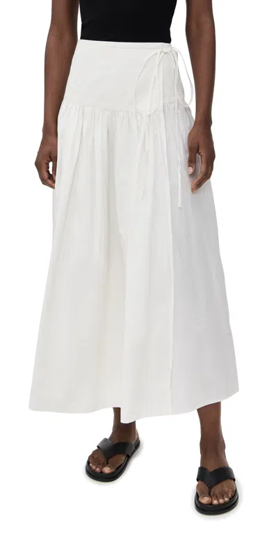 Apiece Apart Angeli Maxi Skirt Cream