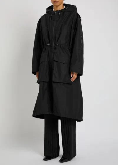 High Polonaise Hooded Cotton-blend Parka
