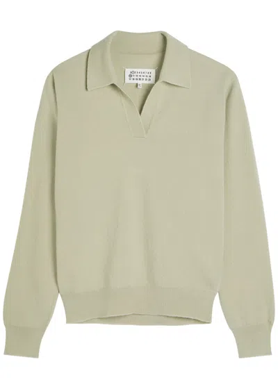 Maison Margiela Ribbed Long Sleeve Top