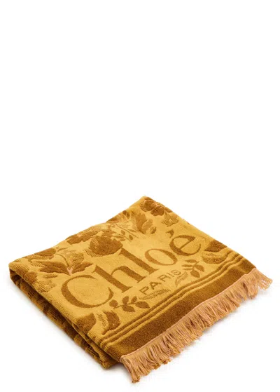 Chloé Chloe Plage Floral-jacquard Beach Towel