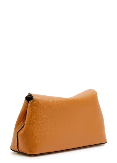 Totême Toteme T-lock Grained Leather Clutch