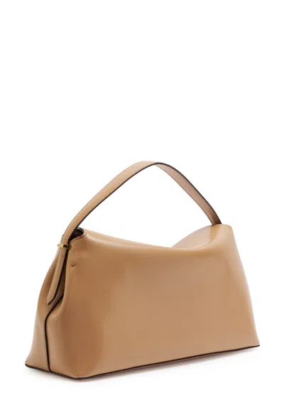 Totême Toteme T-lock Leather Top Handle Bag