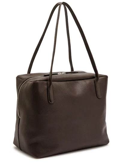 The Row Henri Grained Leather Shoulder Bag