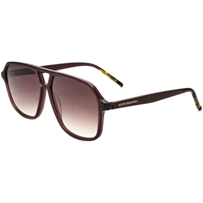 Scotch & Soda Men's 57 Mm Brown Sunglasses In Brown