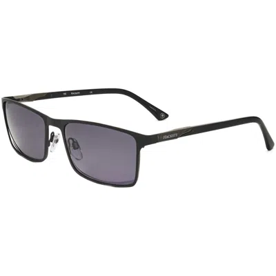 Hackett Men's 58 Mm Grey Sunglasses In Black