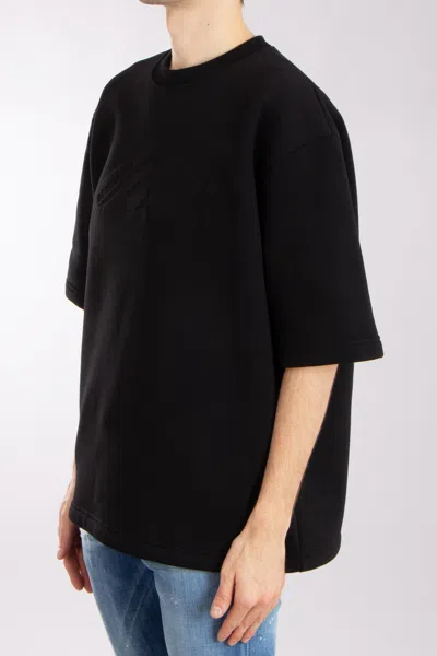Dsquared2 Round Neck T-shirt In Black