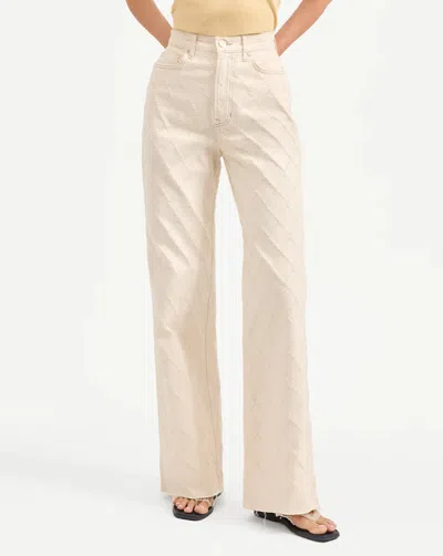 Veronica Beard Printed Wide-leg Jeans