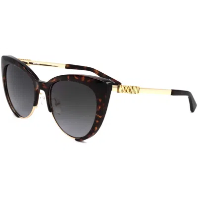Moschino Mos040/s 0086 9o Cat Eye Sunglasses 55 Mm In Brown