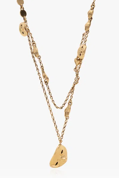 Lemaire ‘estampe' Brass Necklace