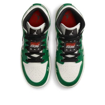 Air Jordan (gs)  1 Mid Se 'pine Green'