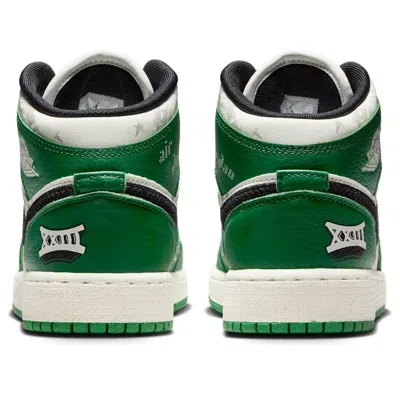 Air Jordan (gs)  1 Mid Se 'pine Green'