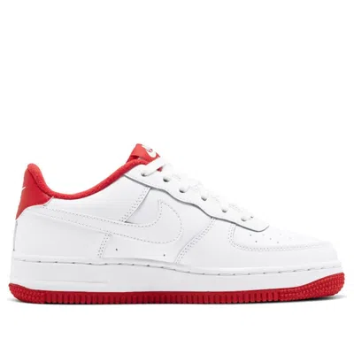 Nike (gs)  Air Force 1 'white University Red'