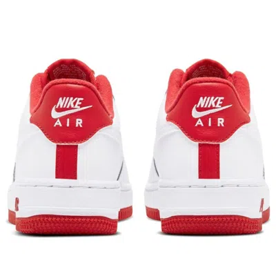 Nike (gs)  Air Force 1 'white University Red'
