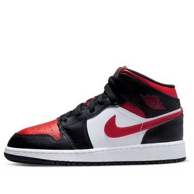 Air Jordan (ps)  1 Mid 'black Fire Red'