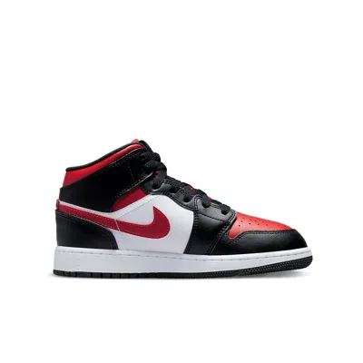 Air Jordan (ps)  1 Mid 'black Fire Red'