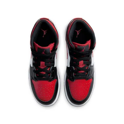 Air Jordan (ps)  1 Mid 'black Fire Red'