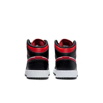 Air Jordan (ps)  1 Mid 'black Fire Red'