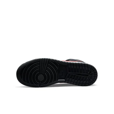 Air Jordan (ps)  1 Mid 'black Fire Red'