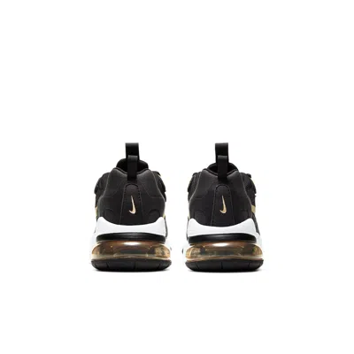 Nike (gs)  Air Max 270 React 'black Metallic Gold Star'