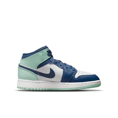 Air Jordan (gs)  1 Mid 'blue Mint'