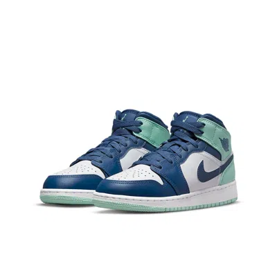 Air Jordan (gs)  1 Mid 'blue Mint'