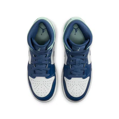 Air Jordan (gs)  1 Mid 'blue Mint'