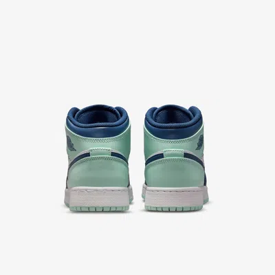 Air Jordan (gs)  1 Mid 'blue Mint'