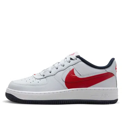 Nike (gs)  Air Force 1 Lv8 4 'pure Platinum University Red' In Multi