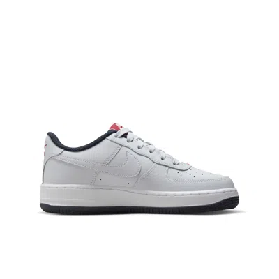 Nike (gs)  Air Force 1 Lv8 4 'pure Platinum University Red' In Multi