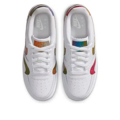 Nike (gs)  Air Force 1 Lv8 2 'misplaced Swooshes - White Multi'
