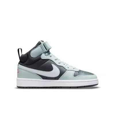 Nike (gs)  Court Borough Mid 2 'medium Ash Light Silver'