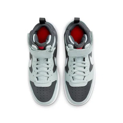 Nike (gs)  Court Borough Mid 2 'medium Ash Light Silver'