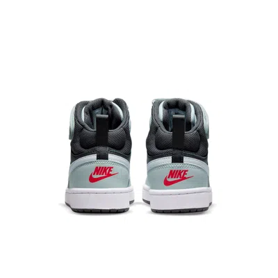 Nike (gs)  Court Borough Mid 2 'medium Ash Light Silver'
